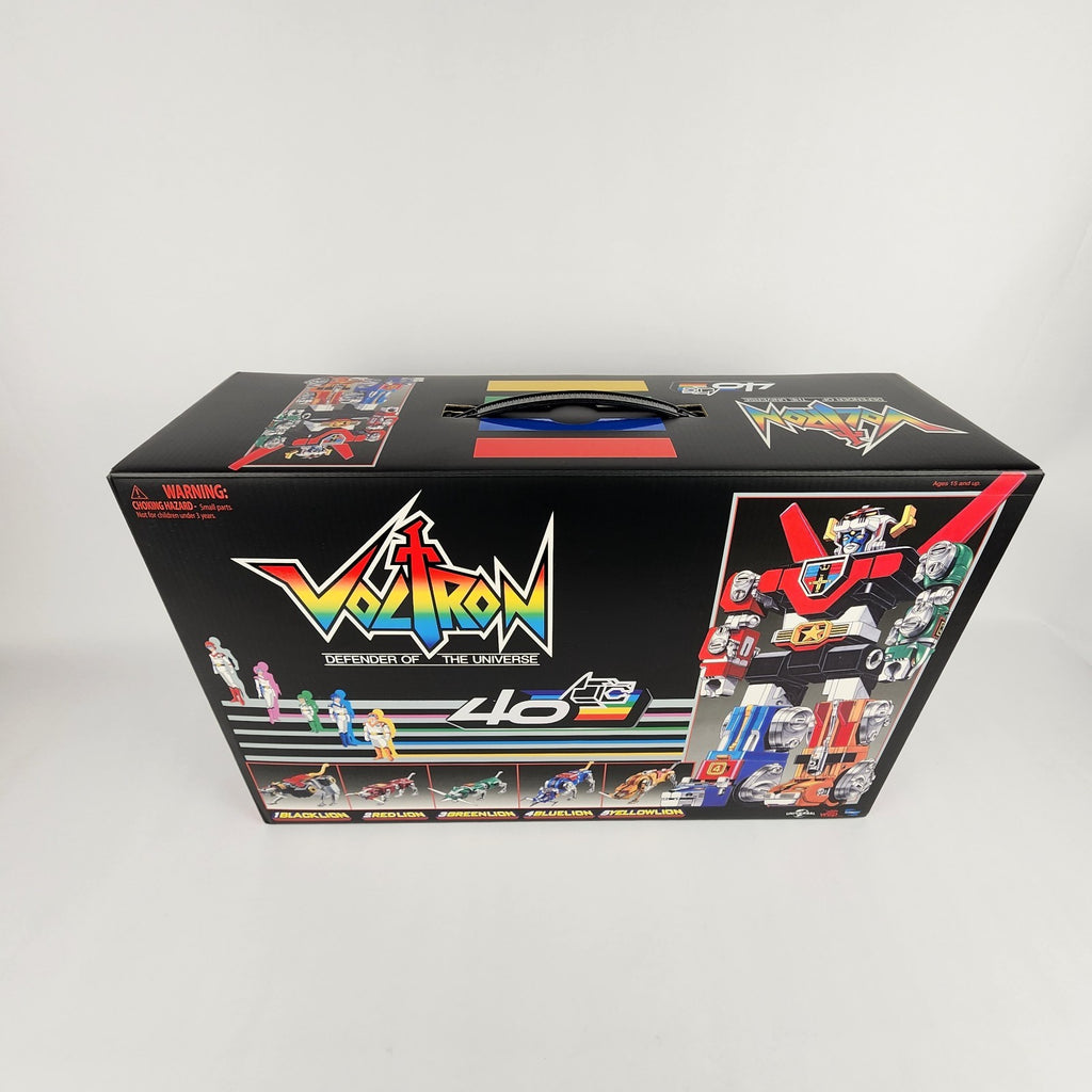 Voltron 40th Anniversary Collector's Set Die-Cast Light-Up Sound Base NEW