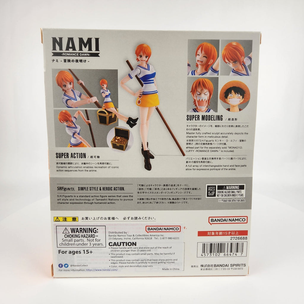 Tamashii Nations One Piece S.H.Figuarts Nami Romance Dawn Action Figure