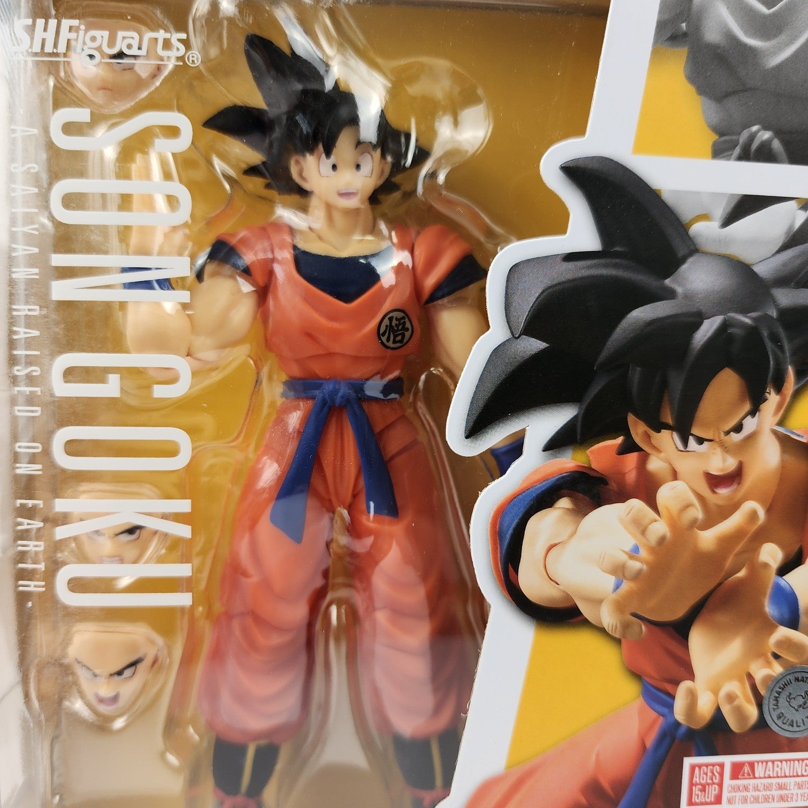 S.H.Figuarts Son Goku A Saiyan Raised On Earth DBZ Bandai NEW