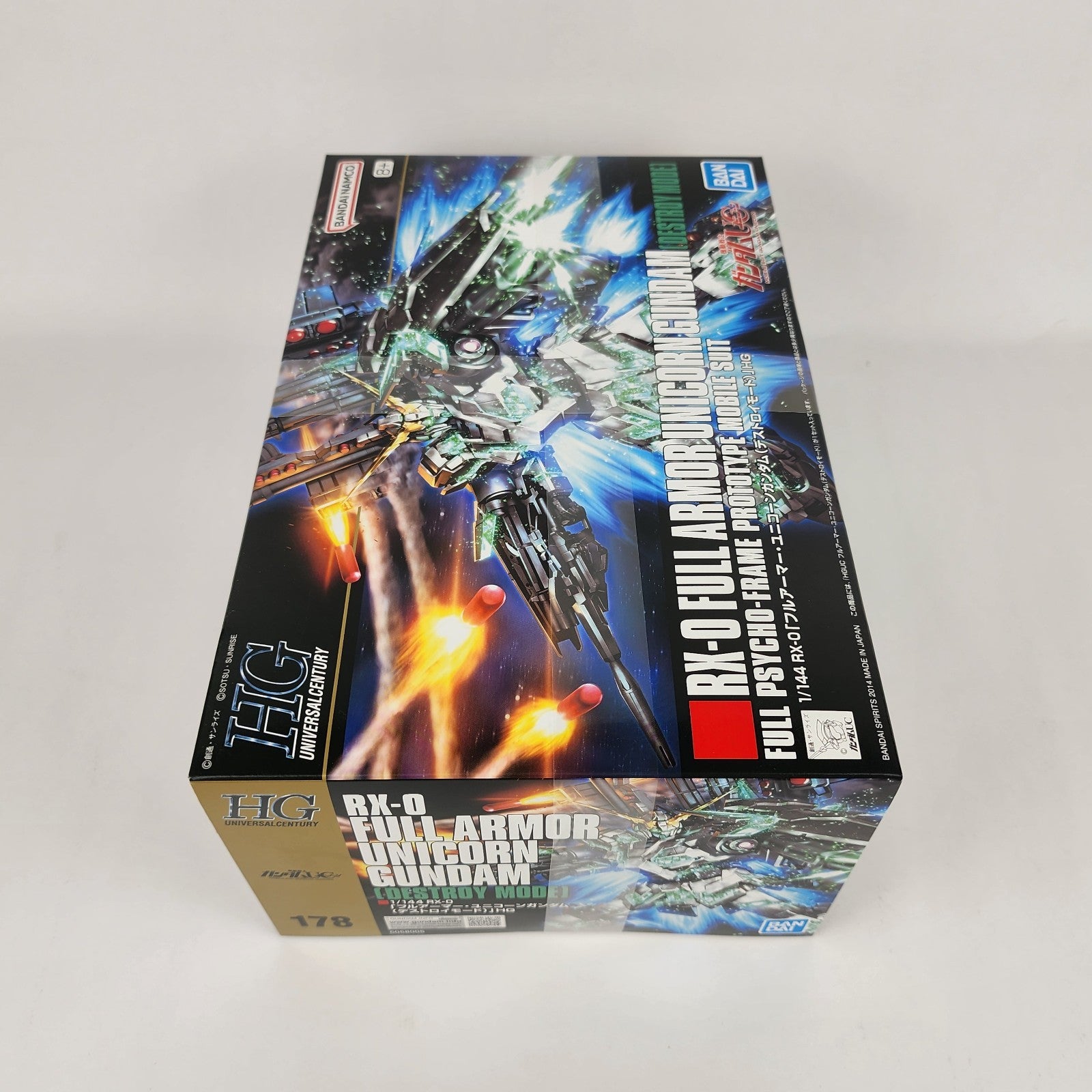 Bandai HGUC 1/144 RX-0 Full Armor Unicorn Gundam Destroy Mode Model Kit New