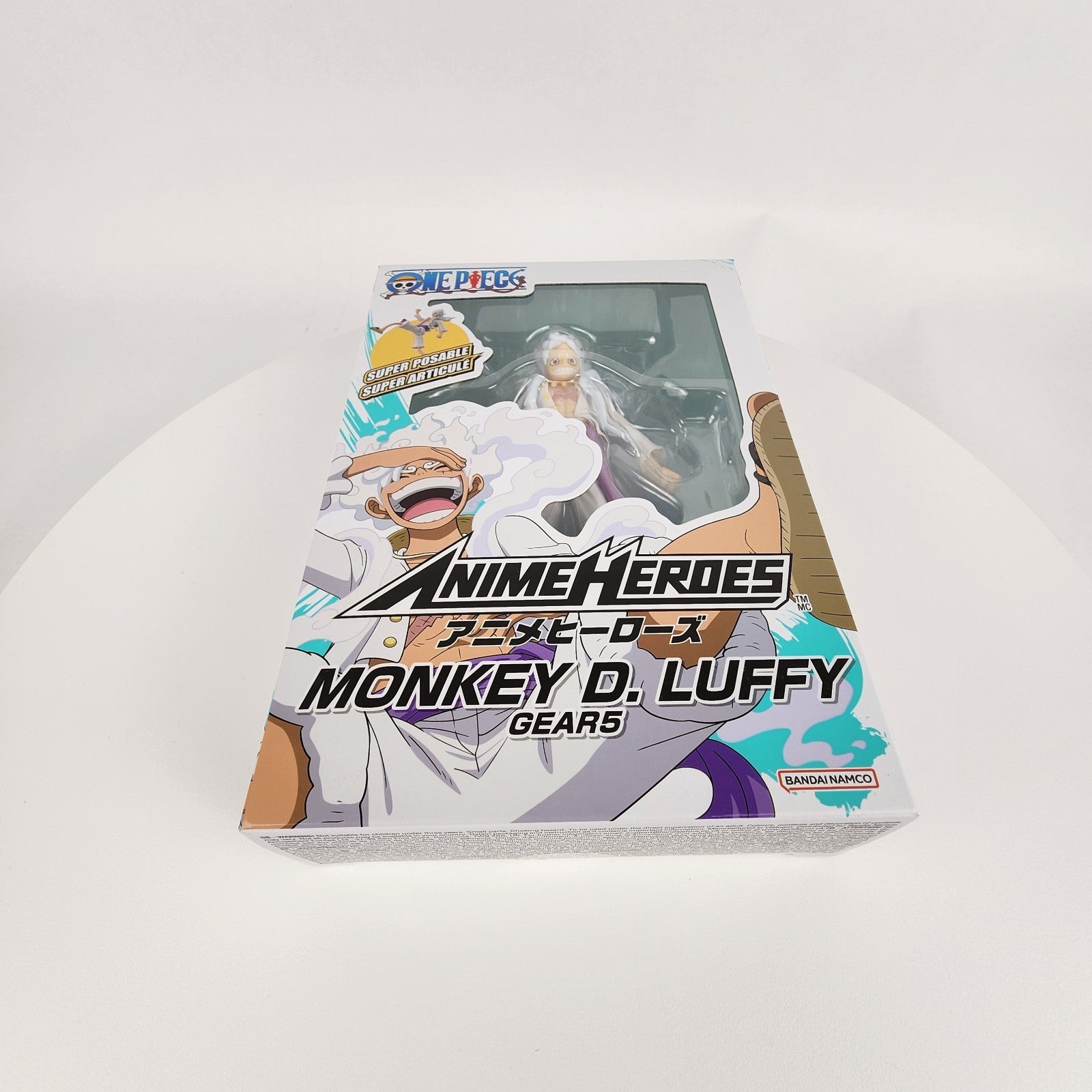 One Piece Monkey D. Luffy Gear 5 Anime Heroes Action Figure Bandai