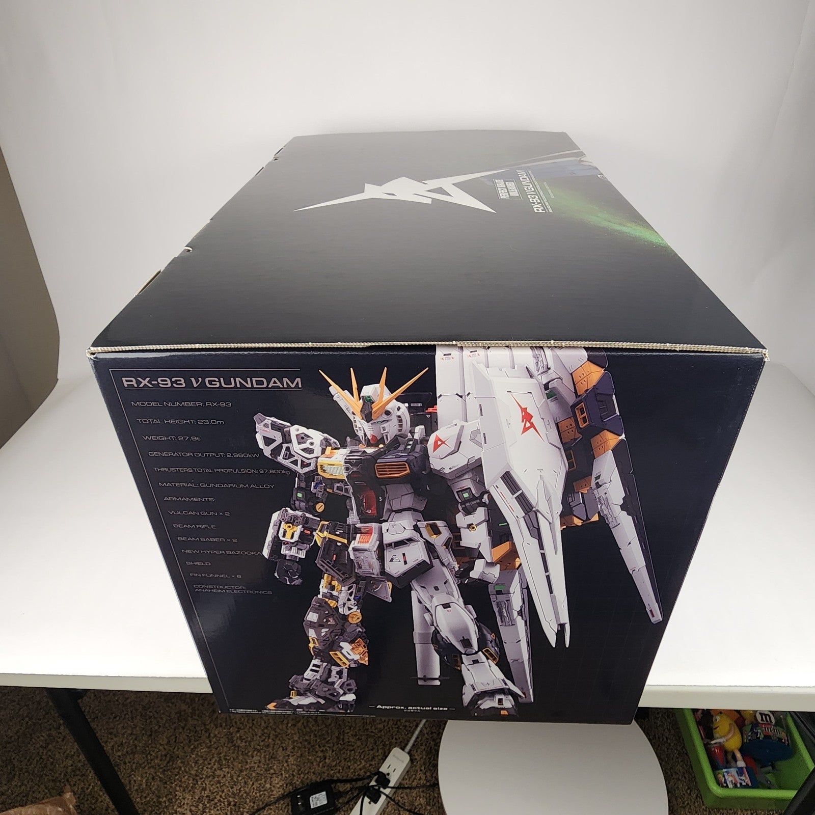 Bandai PG Unleashed RX-93 Nu Gundam 1/60 Mobile Suit Char's Counterattack New