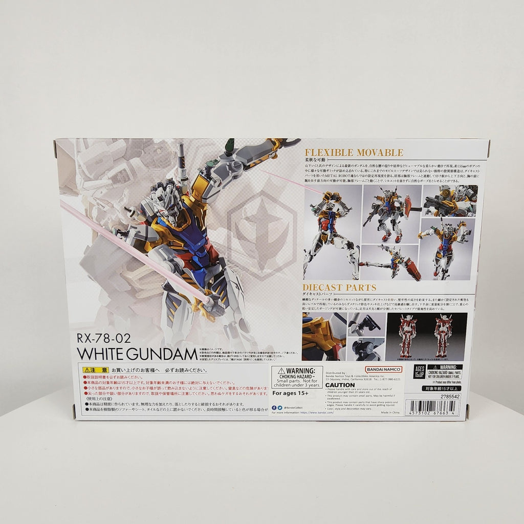 Tamashii Nations Metal Robot Spirits RX-78-02 White Gundam GQuuuuuuX