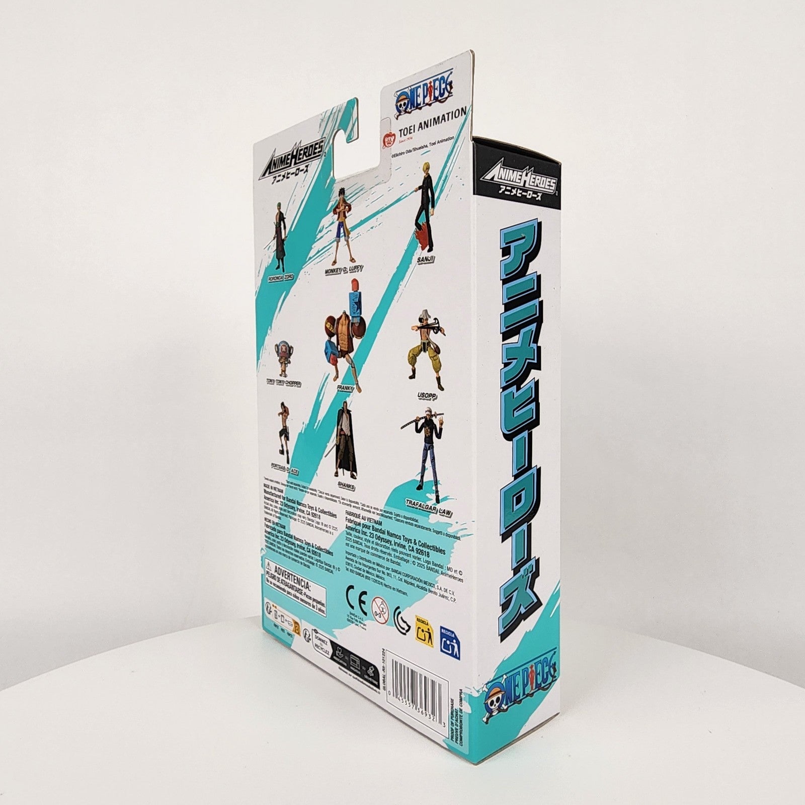 Bandai Anime Heroes One Piece Roronoa Zoro Three Sword Style 6.5" Figure