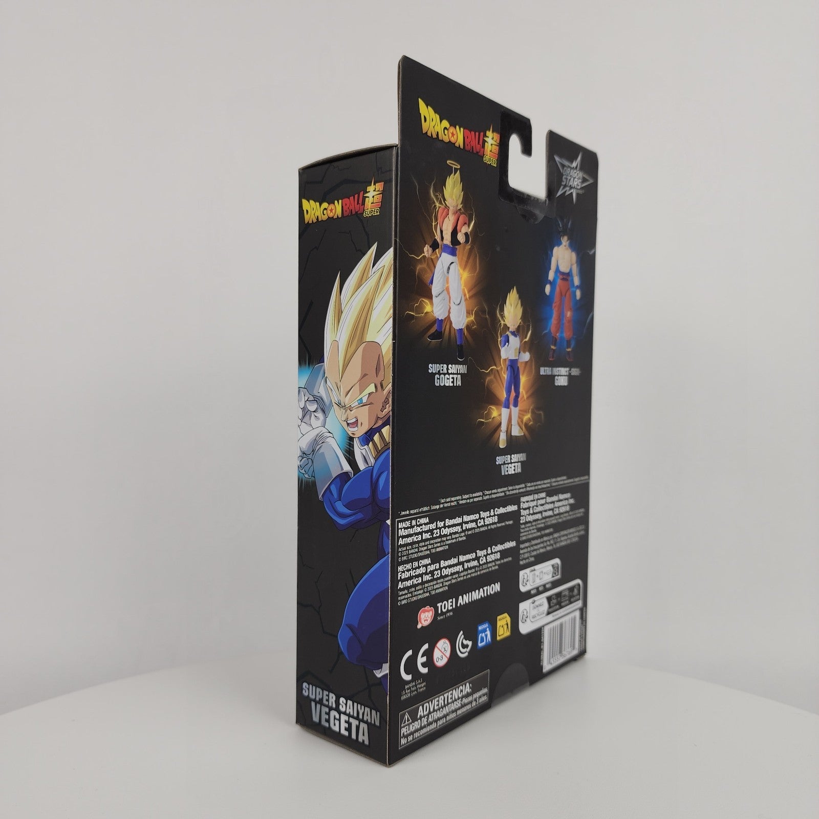 Dragon Ball Super Super Saiyan Vegeta V2 Dragon Stars Figure Bandai New