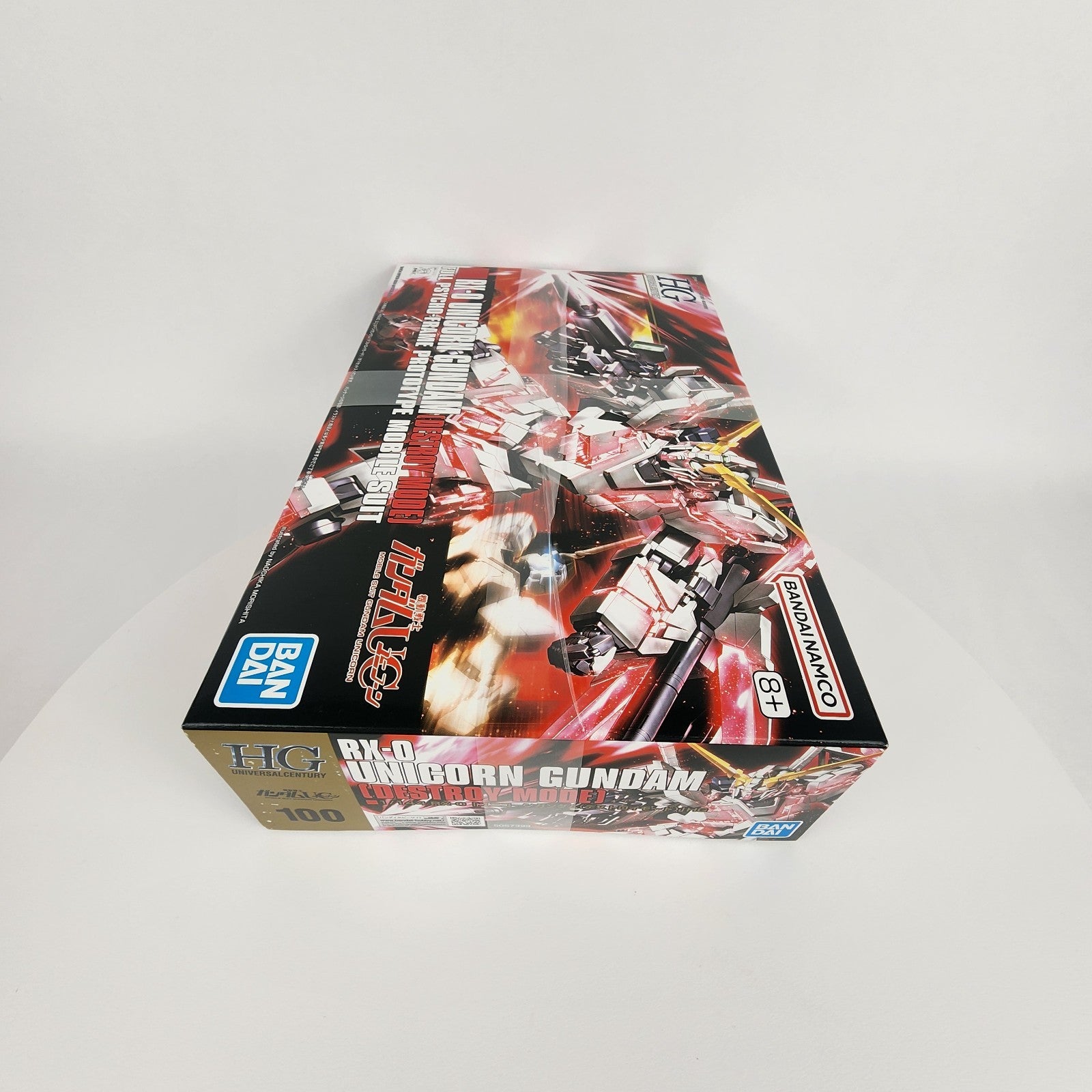 Bandai HGUC RX-0 Unicorn Gundam Destroy Mode 1/144 Model Kit HG #100
