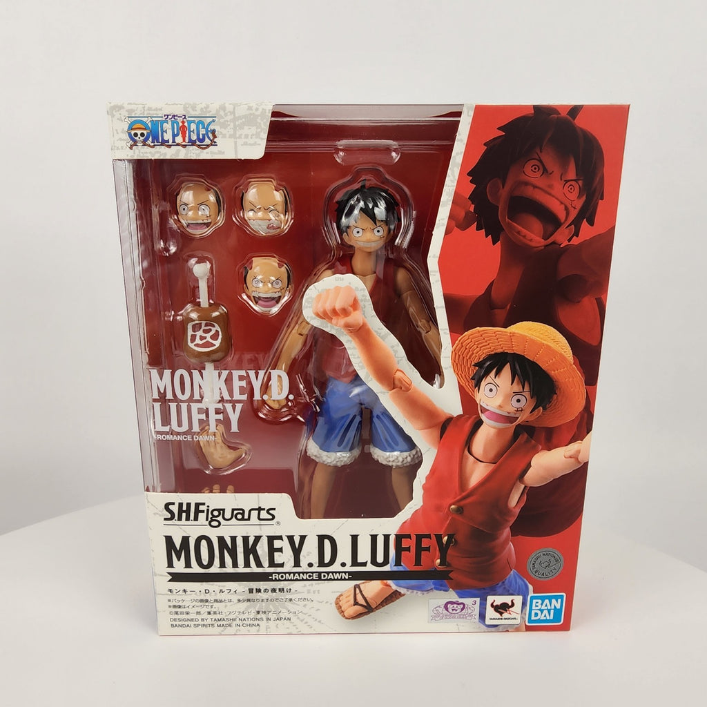 S.H.Figuarts One Piece Monkey D. Luffy -Romance Dawn- Figure (Bandai) New