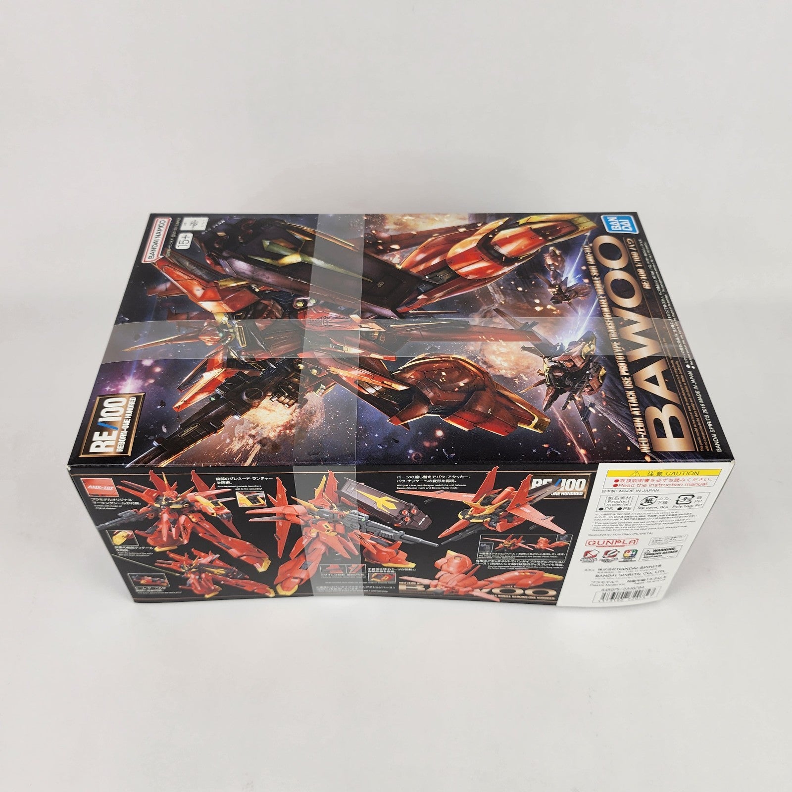 Bandai RE/100 AMX-107 Bawoo 1/100 Model Kit Mobile Suit Gundam ZZ New