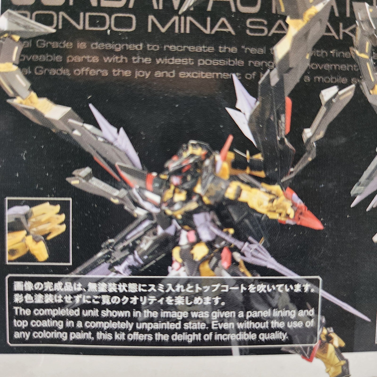 Bandai RG Gundam Astray Gold Frame Amatsu Mina 1/144 Model Kit SEED #24