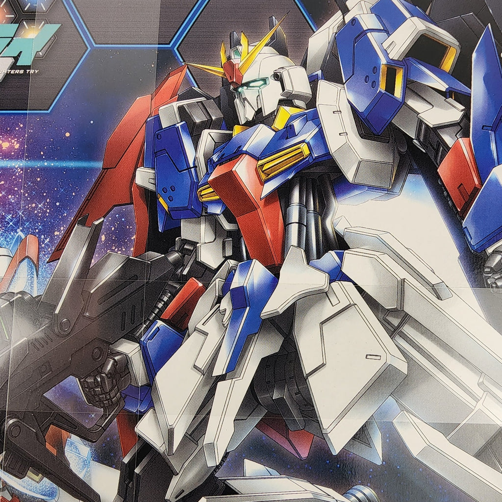 Bandai HG Build Fighters Try Lightning Z Gundam 1/144 Model Kit New Sealed