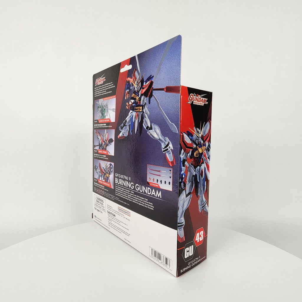 Gundam Universe GU-43 Burning Gundam (Renewal) GF13-017NJ II Bandai Figure