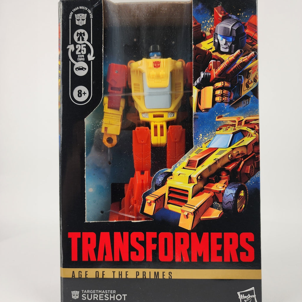 Transformers Age of the Primes Deluxe Targetmaster Sureshot Action Figure