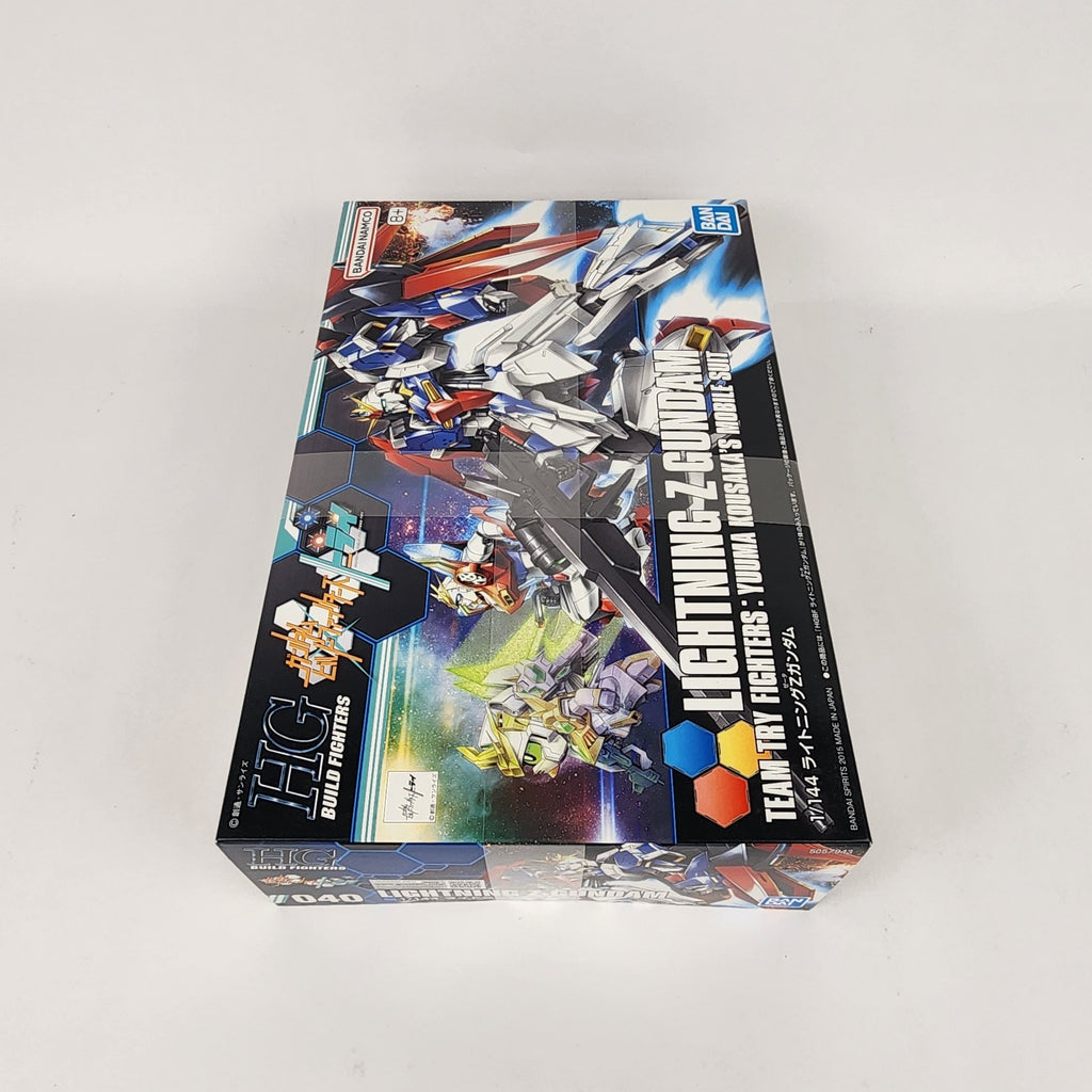 Bandai HG Build Fighters Try Lightning Z Gundam 1/144 Model Kit New Sealed