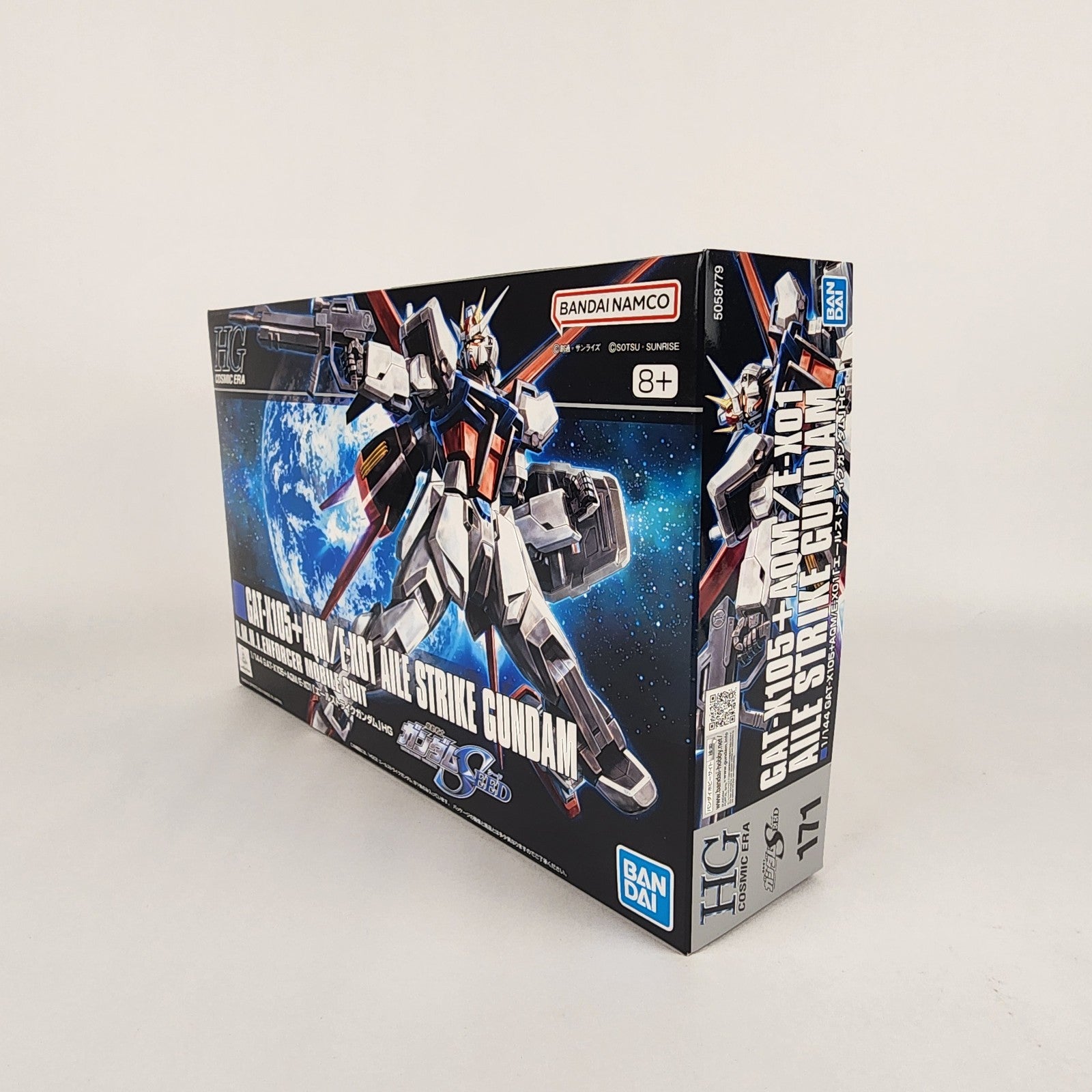 Bandai HGCE Aile Strike Gundam 1/144 Model Kit Gundam SEED GAT-X105 New