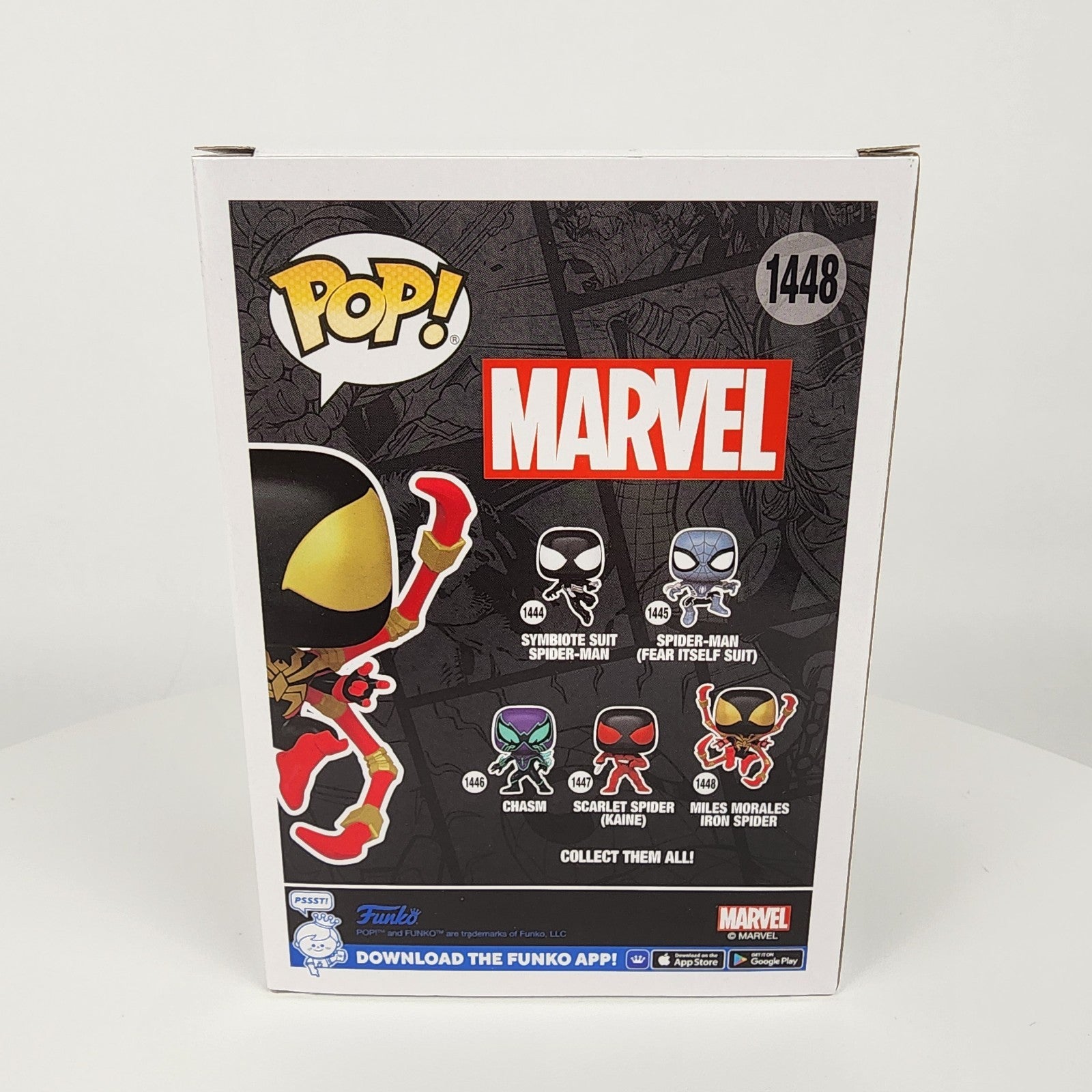Funko Pop Marvel Spider-Man Miles Morales Iron Spider #1448 Vinyl Figure