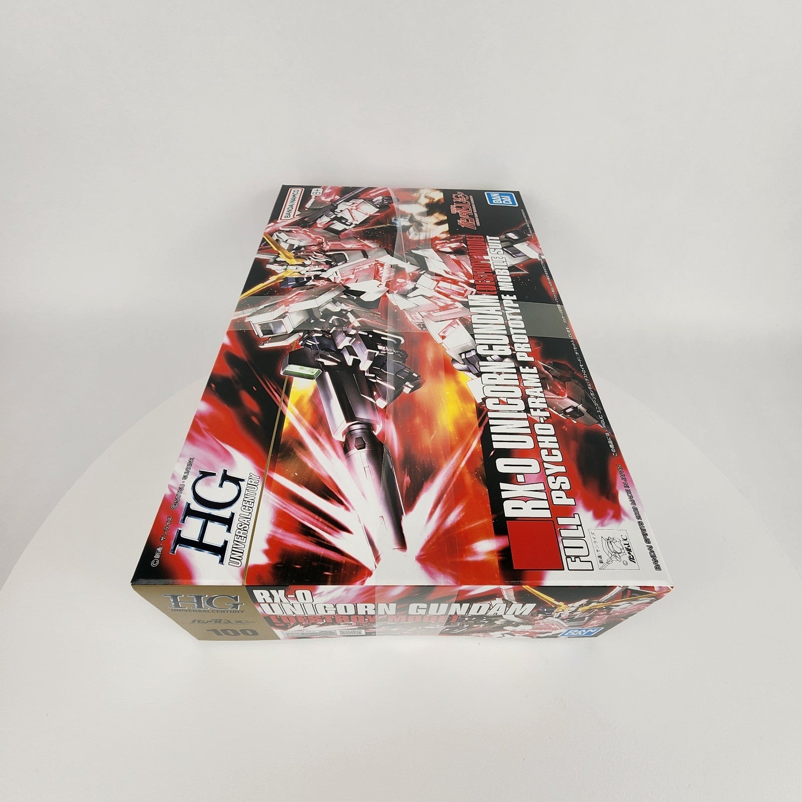 Bandai HGUC RX-0 Unicorn Gundam Destroy Mode 1/144 Model Kit HG #100