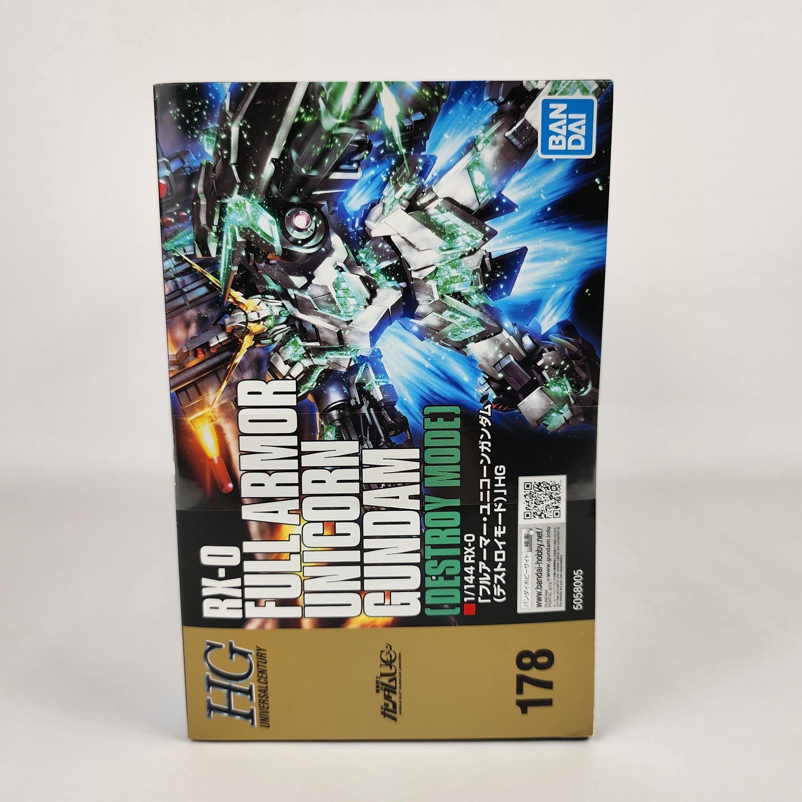 Bandai HGUC 1/144 RX-0 Full Armor Unicorn Gundam Destroy Mode Model Kit New
