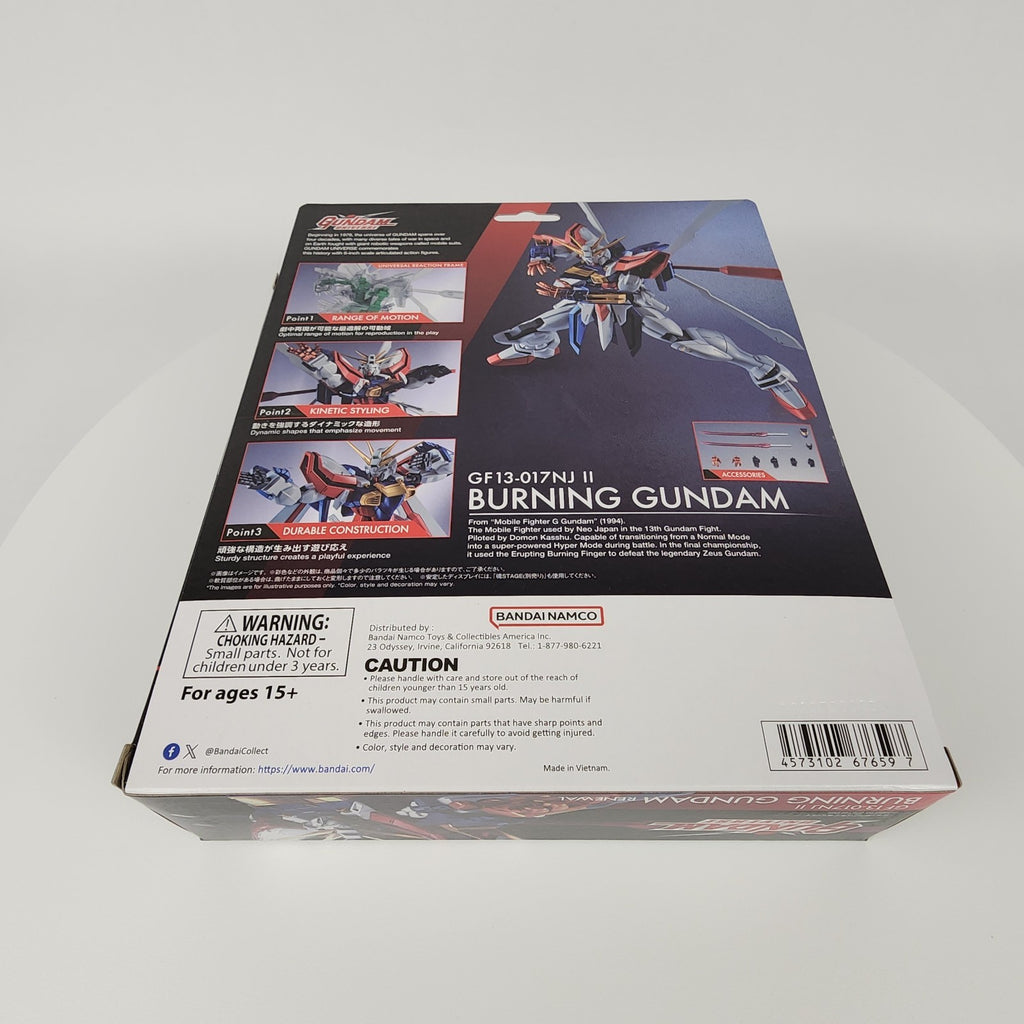 Gundam Universe GU-43 Burning Gundam (Renewal) GF13-017NJ II Bandai Figure