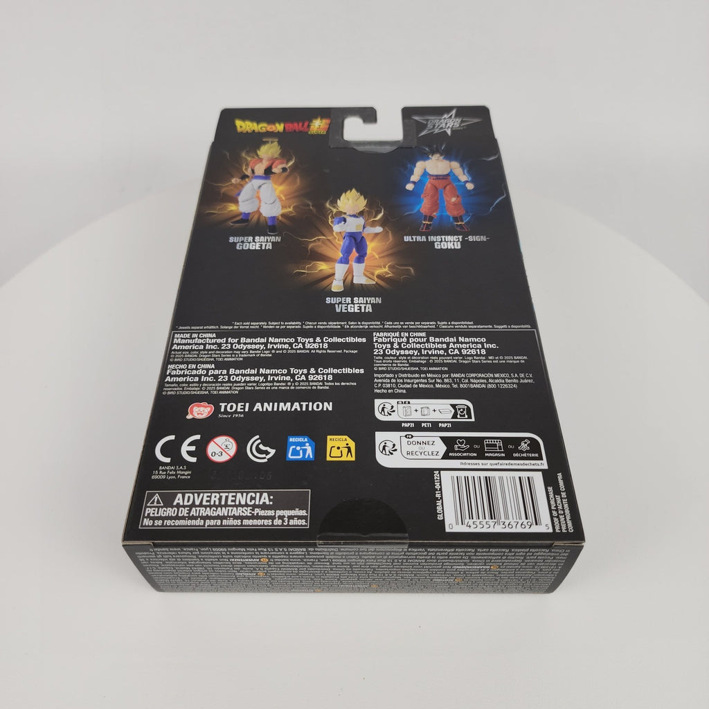Dragon Ball Super Super Saiyan Vegeta V2 Dragon Stars Figure Bandai New