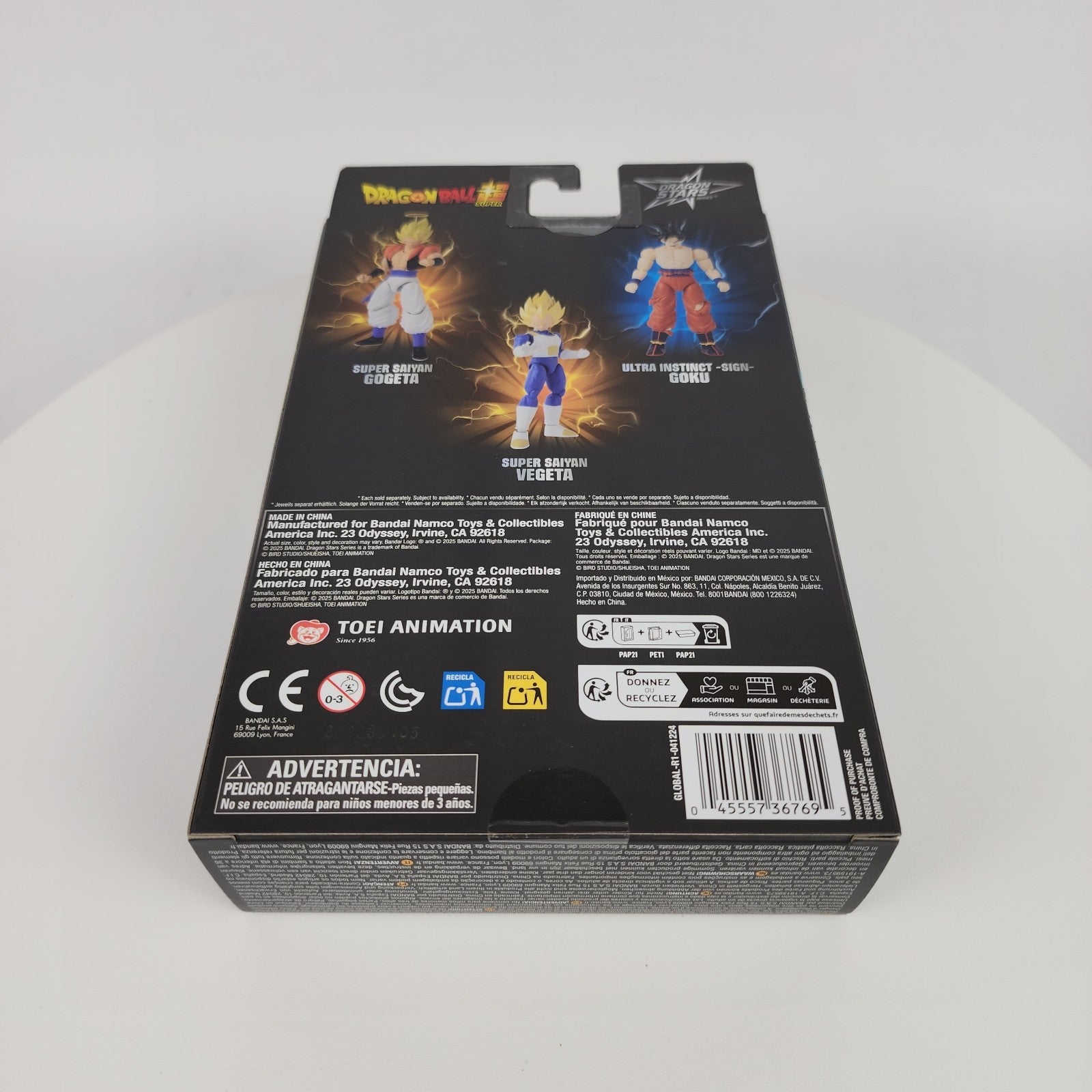 Dragon Ball Super Super Saiyan Vegeta V2 Dragon Stars Figure Bandai New