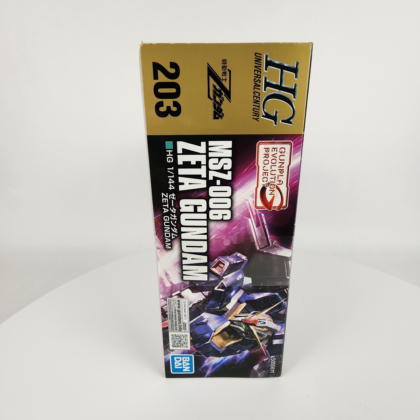 Bandai HGUC #203 MSZ-006 Zeta Gundam 1/144 Model Kit New Sealed