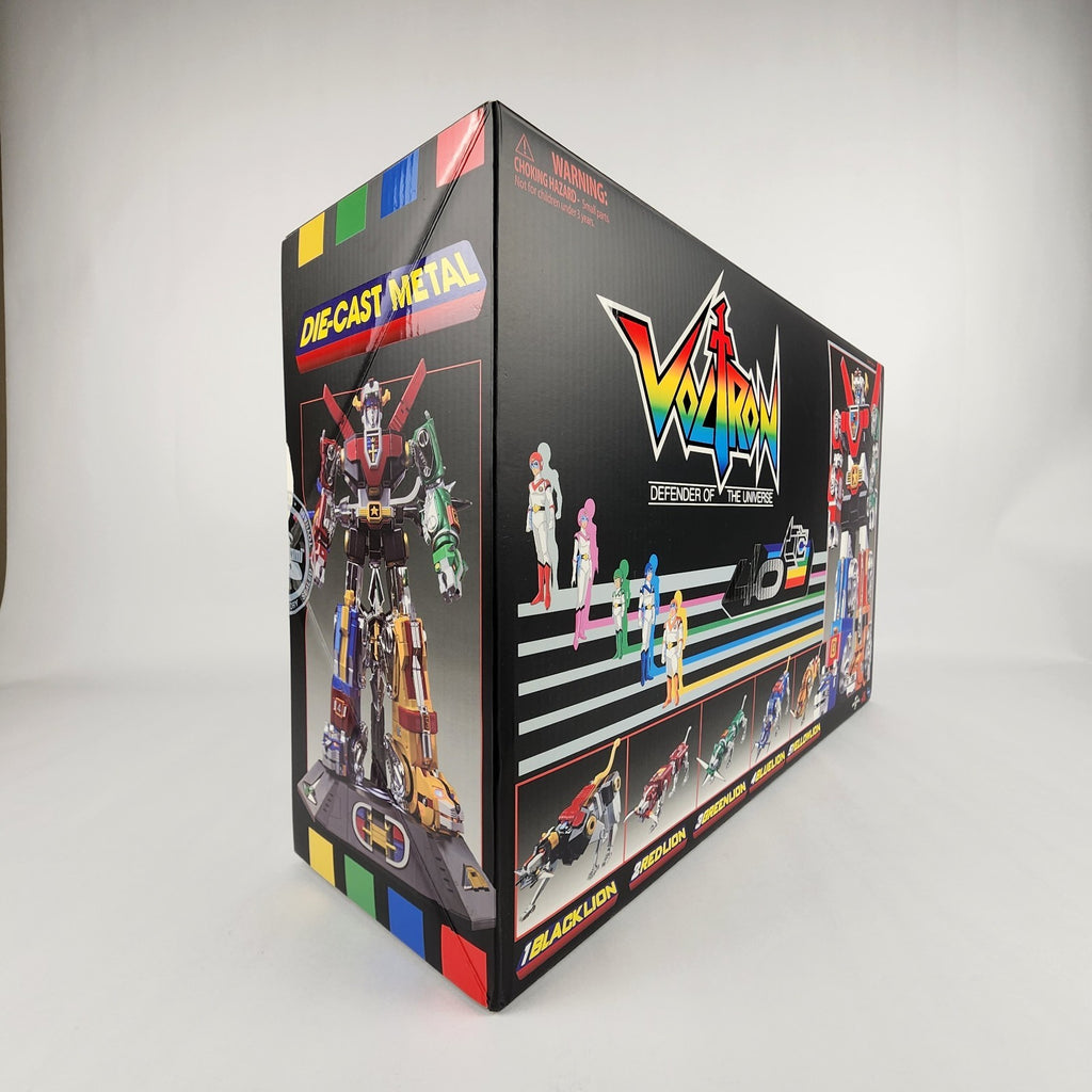 Voltron 40th Anniversary Collector's Set Die-Cast Light-Up Sound Base NEW