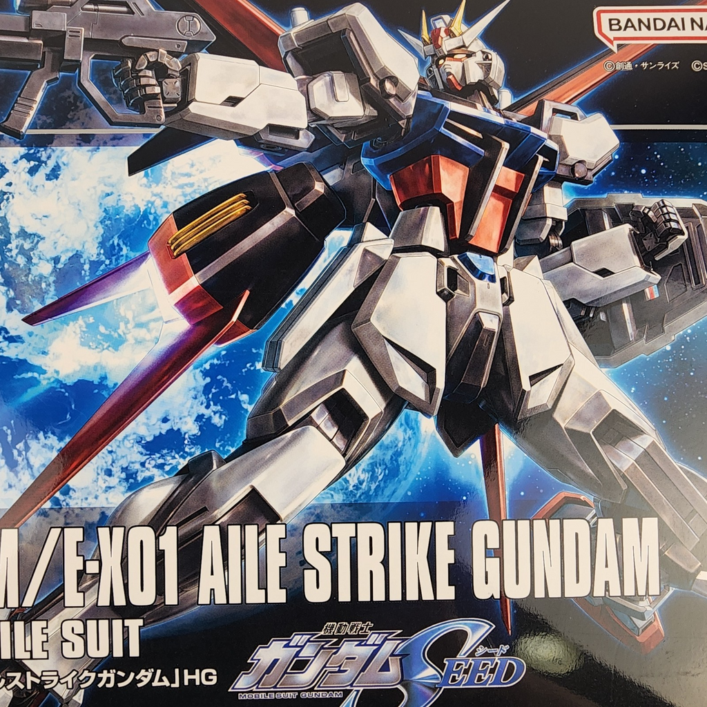 Bandai HGCE Aile Strike Gundam 1/144 Model Kit Gundam SEED GAT-X105 New