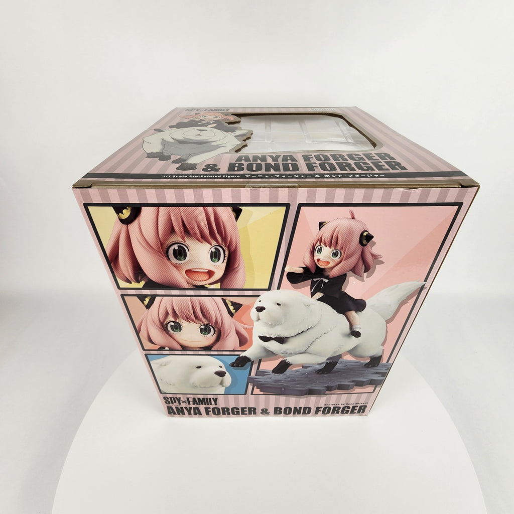 Kotobukiya SPY x FAMILY Anya & Bond Forger ARTFX J Statue Bonus Face Part NEW