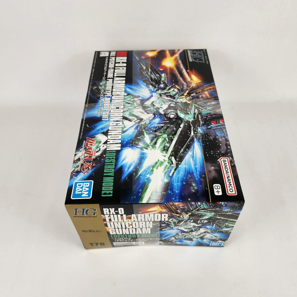 Bandai HGUC 1/144 RX-0 Full Armor Unicorn Gundam Destroy Mode Model Kit New