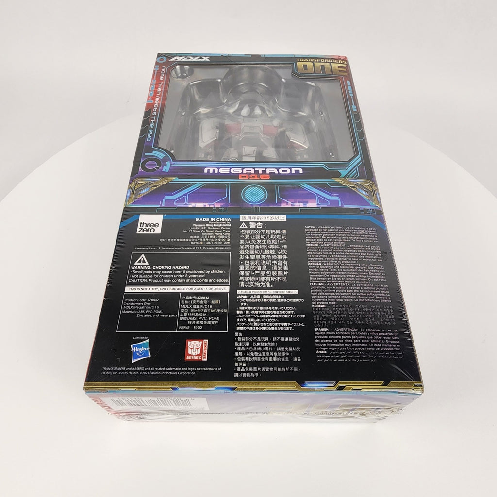 Transformers One MDLX Megatron/D16 threezero Action Figure New Sealed