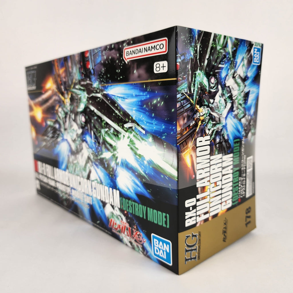 Bandai HGUC 1/144 RX-0 Full Armor Unicorn Gundam Destroy Mode Model Kit New