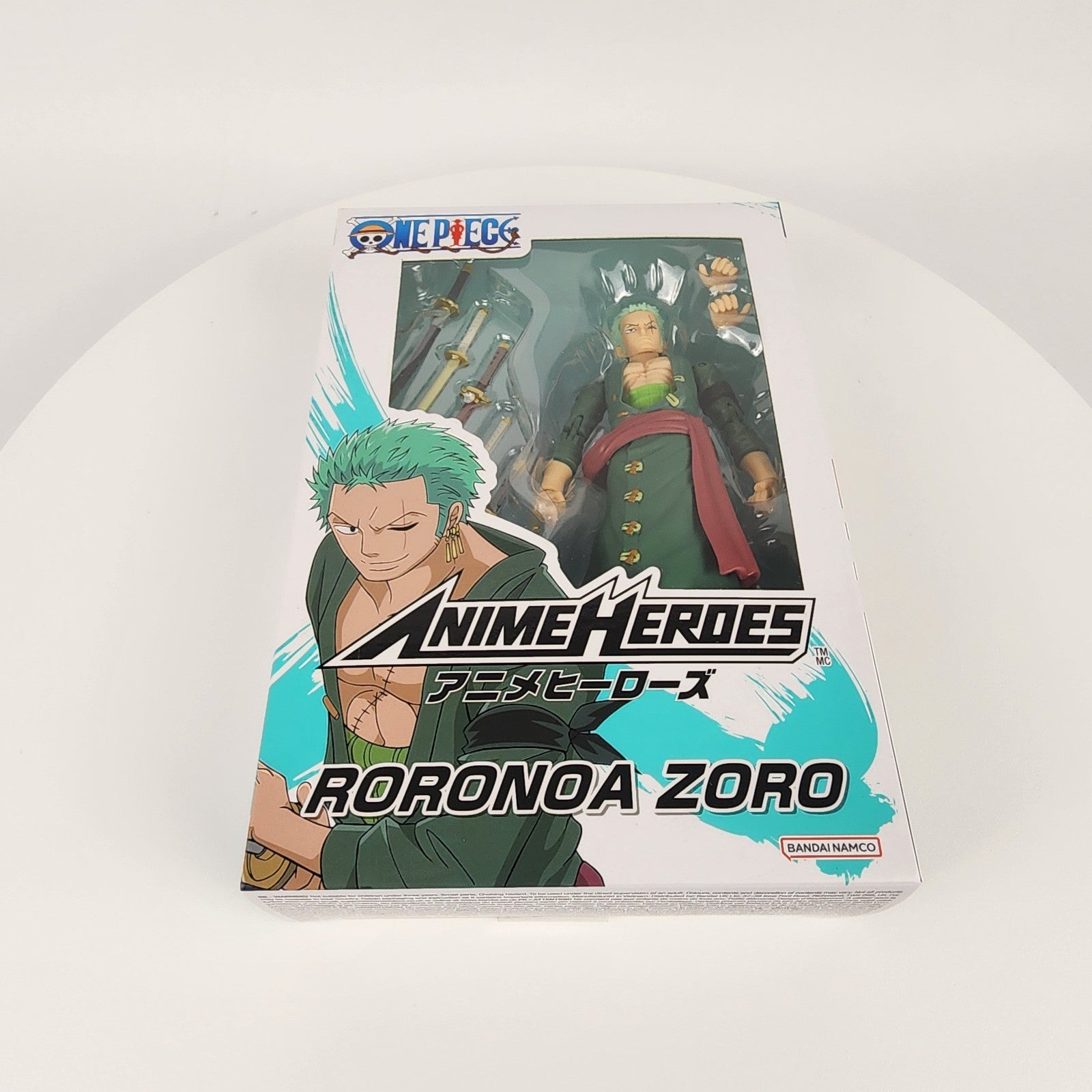 Bandai Anime Heroes One Piece Roronoa Zoro Three Sword Style 6.5" Figure