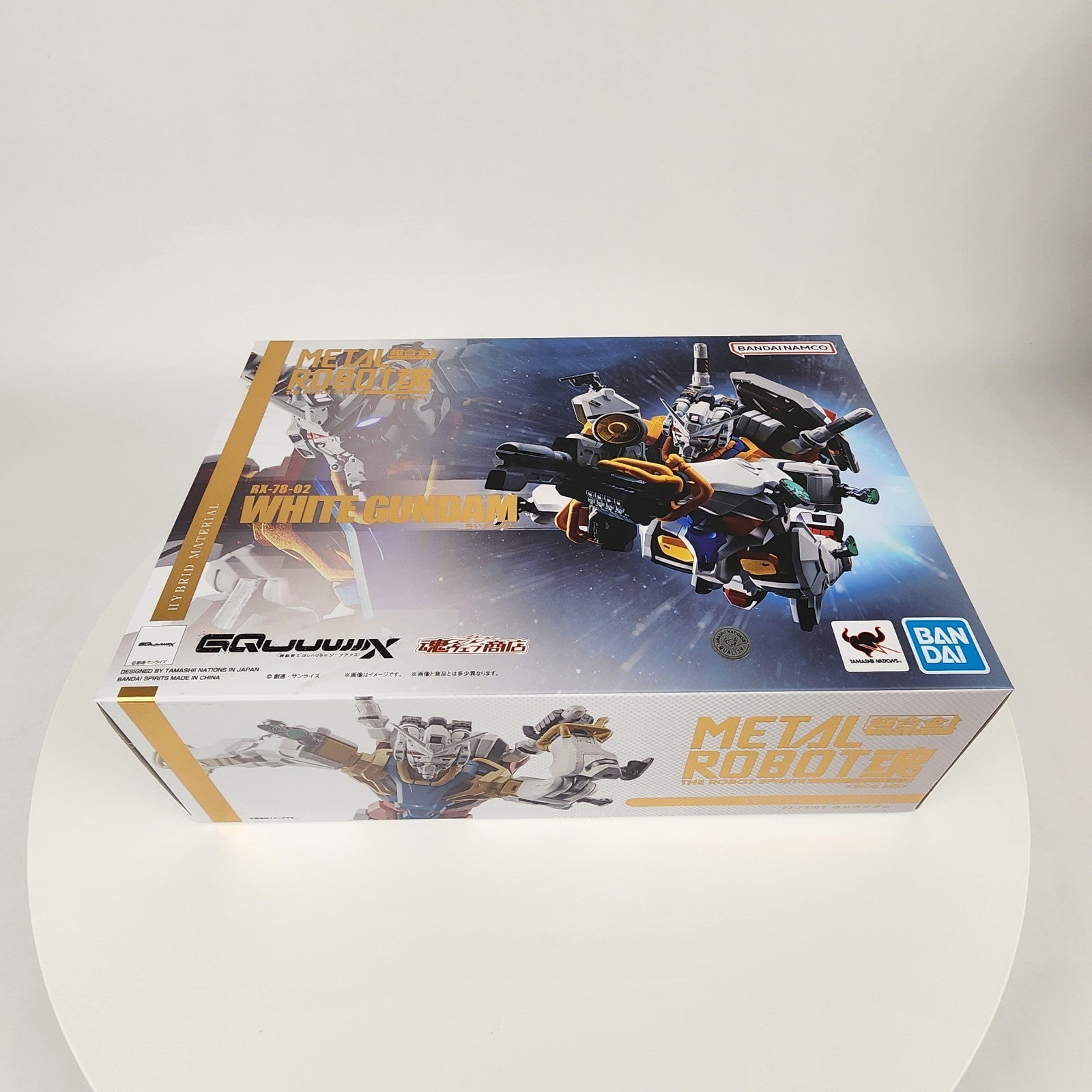 Tamashii Nations Metal Robot Spirits RX-78-02 White Gundam GQuuuuuuX