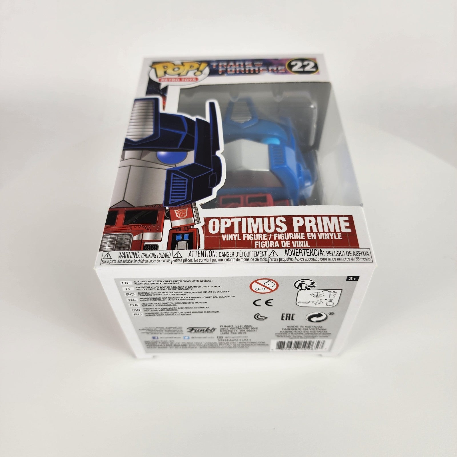 Funko Pop Retro Toys Transformers Optimus Prime #22 Vinyl Figure New Boxed