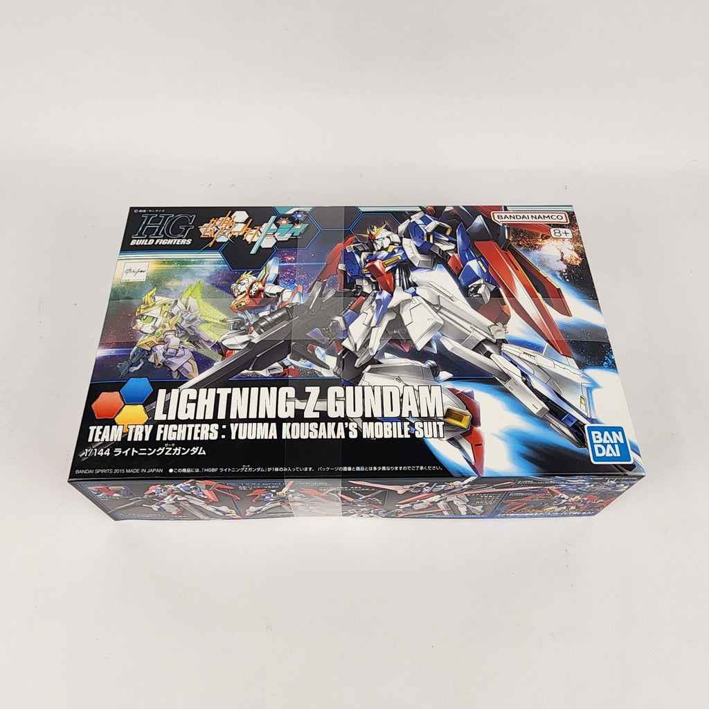 Bandai HG Build Fighters Try Lightning Z Gundam 1/144 Model Kit New Sealed