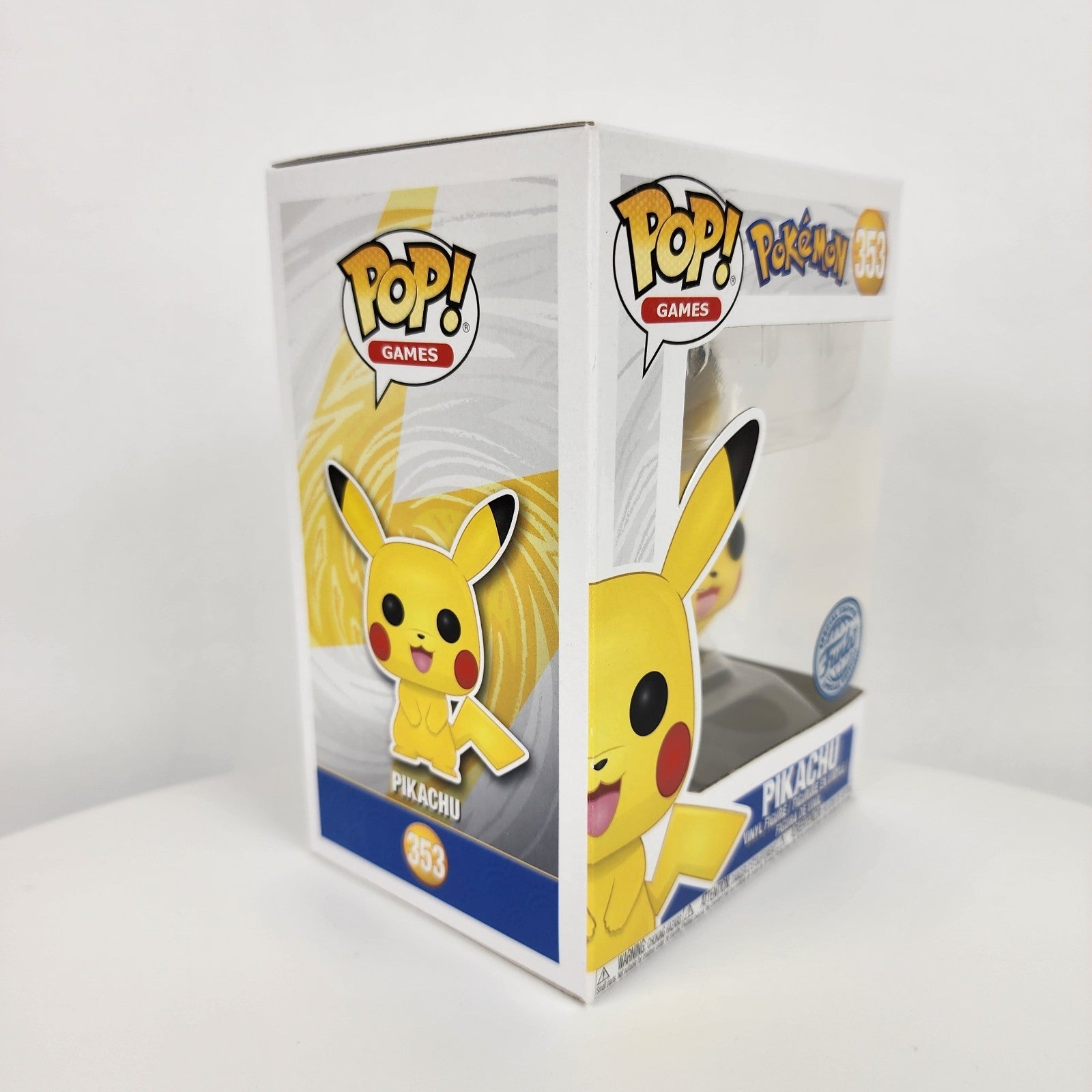 Funko Pop Games Pokémon Pikachu #353 Special Edition Vinyl Figure New