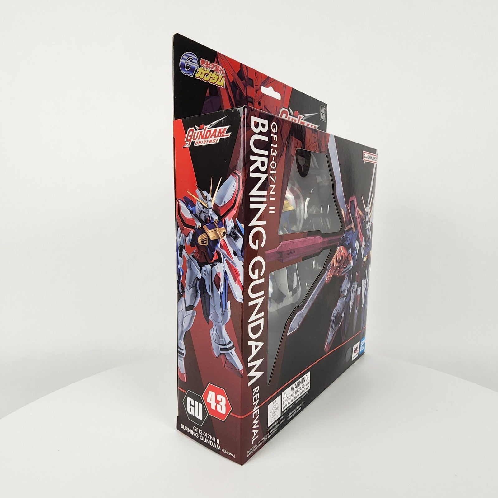 Gundam Universe GU-43 Burning Gundam (Renewal) GF13-017NJ II Bandai Figure