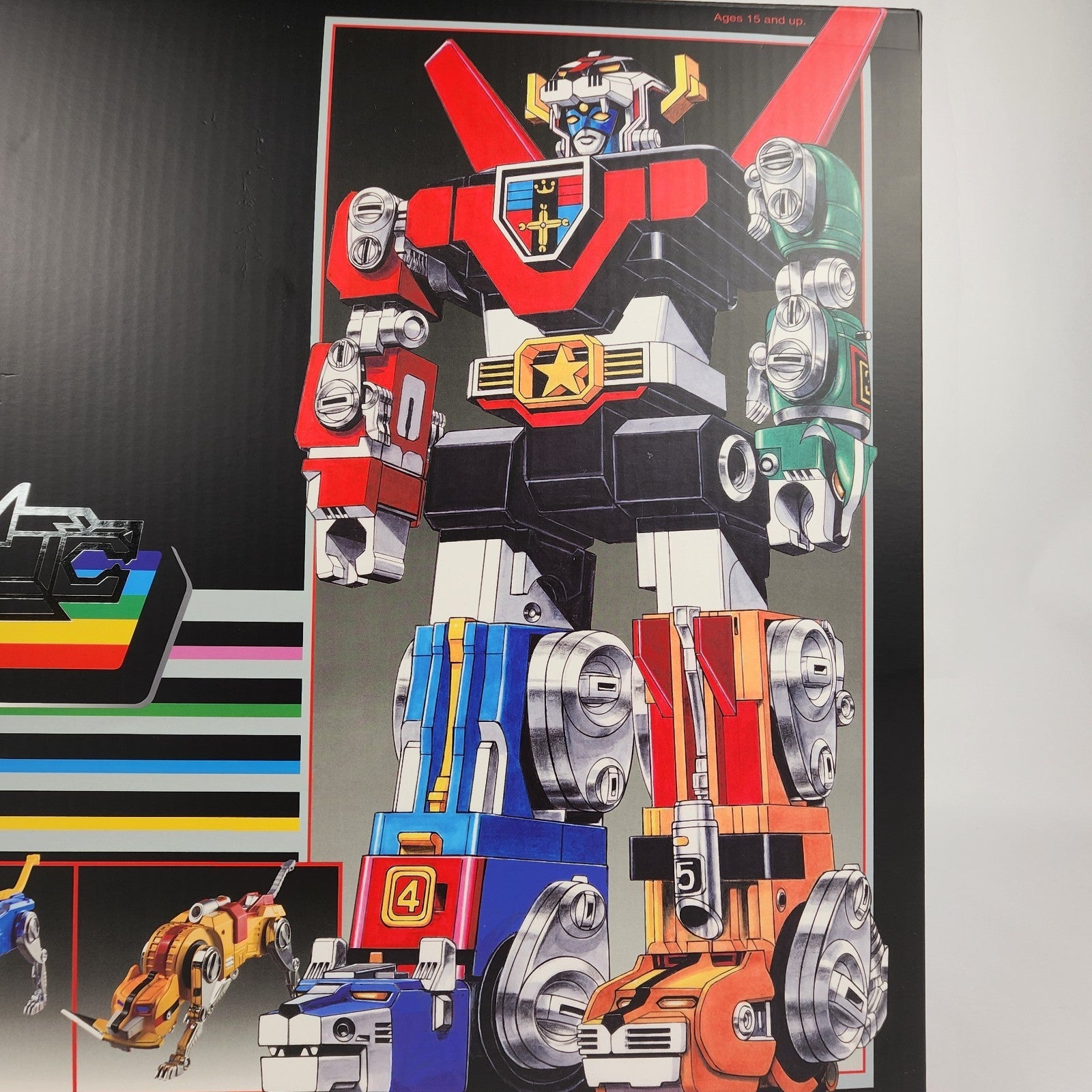 Voltron 40th Anniversary Collector's Set Die-Cast Light-Up Sound Base NEW
