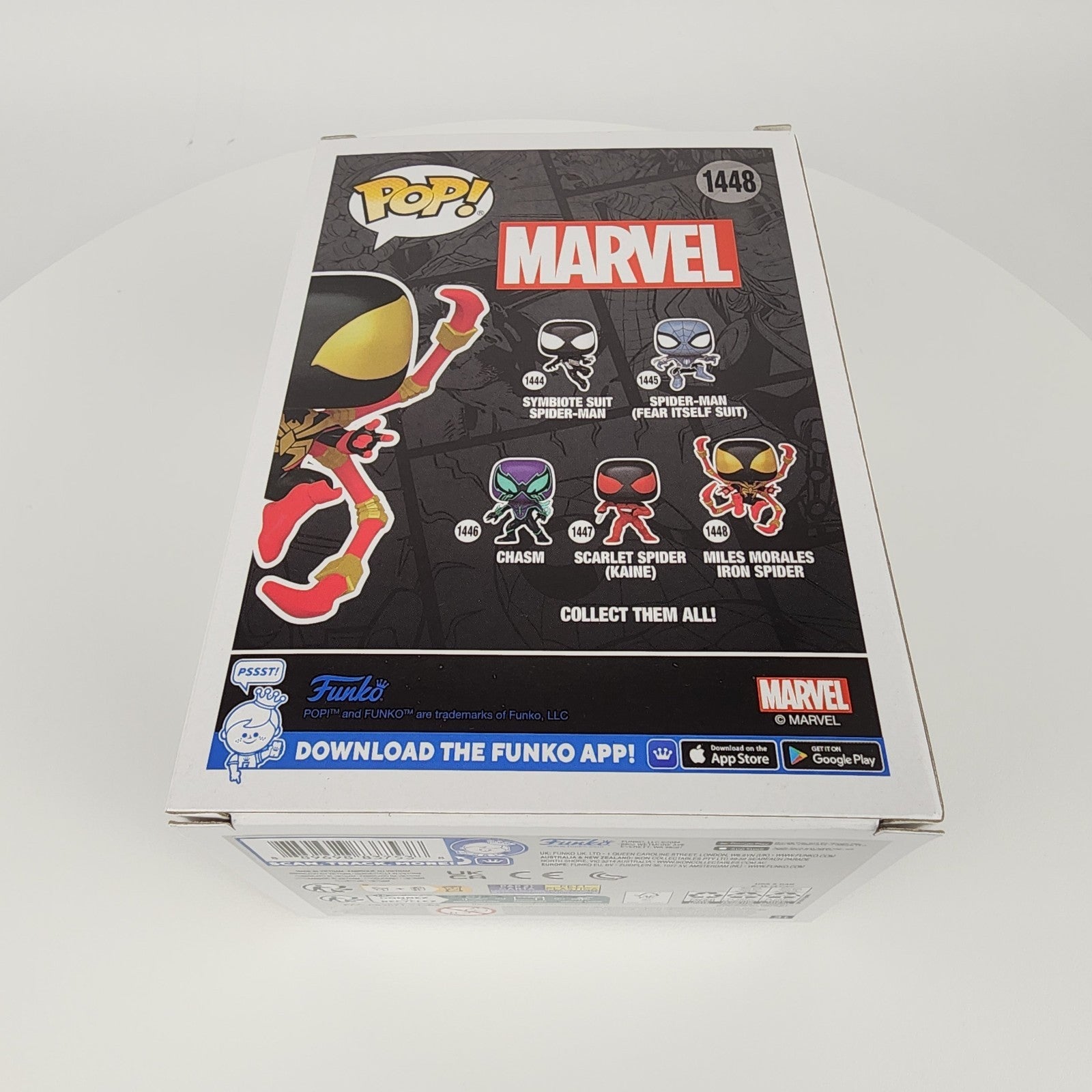 Funko Pop Marvel Spider-Man Miles Morales Iron Spider #1448 Vinyl Figure