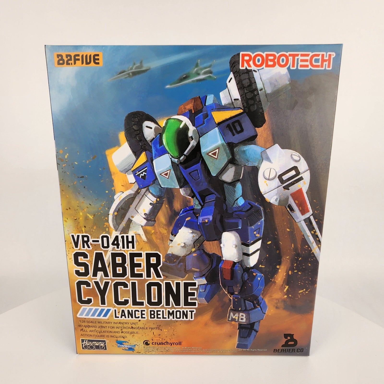 B2Five Robotech VR-041H Saber Cyclone Lance Belmont 1/28 Scale Figure New Sealed