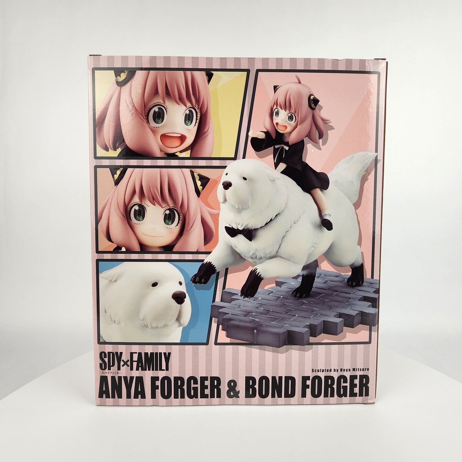 Kotobukiya SPY x FAMILY Anya & Bond Forger ARTFX J Statue Bonus Face Part NEW