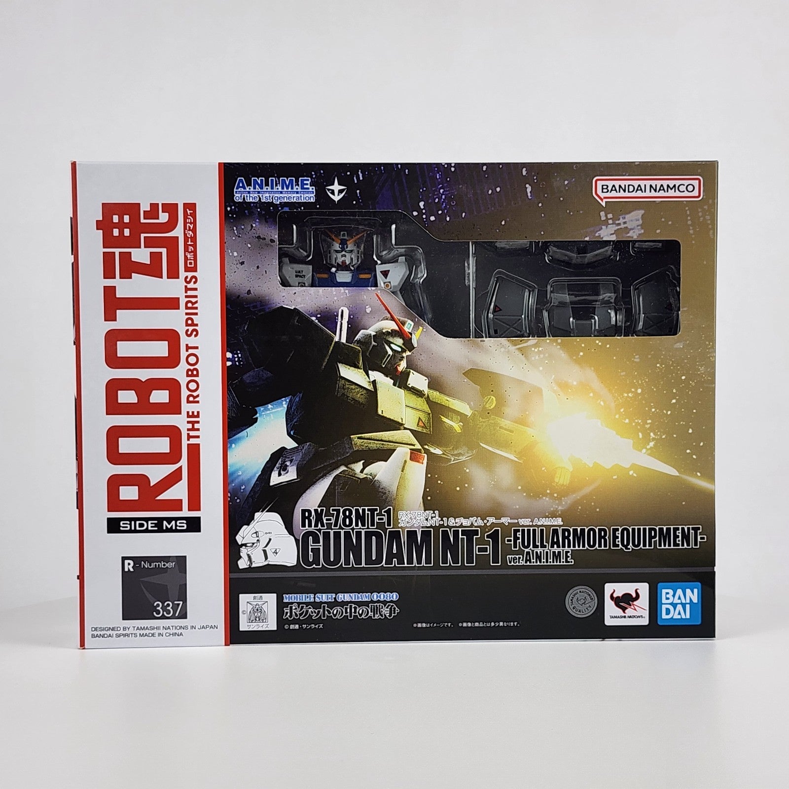 Bandai Robot Spirits RX-78NT-1FA Gundam NT-1 Full Armor Ver A.N.I.M.E. Figure