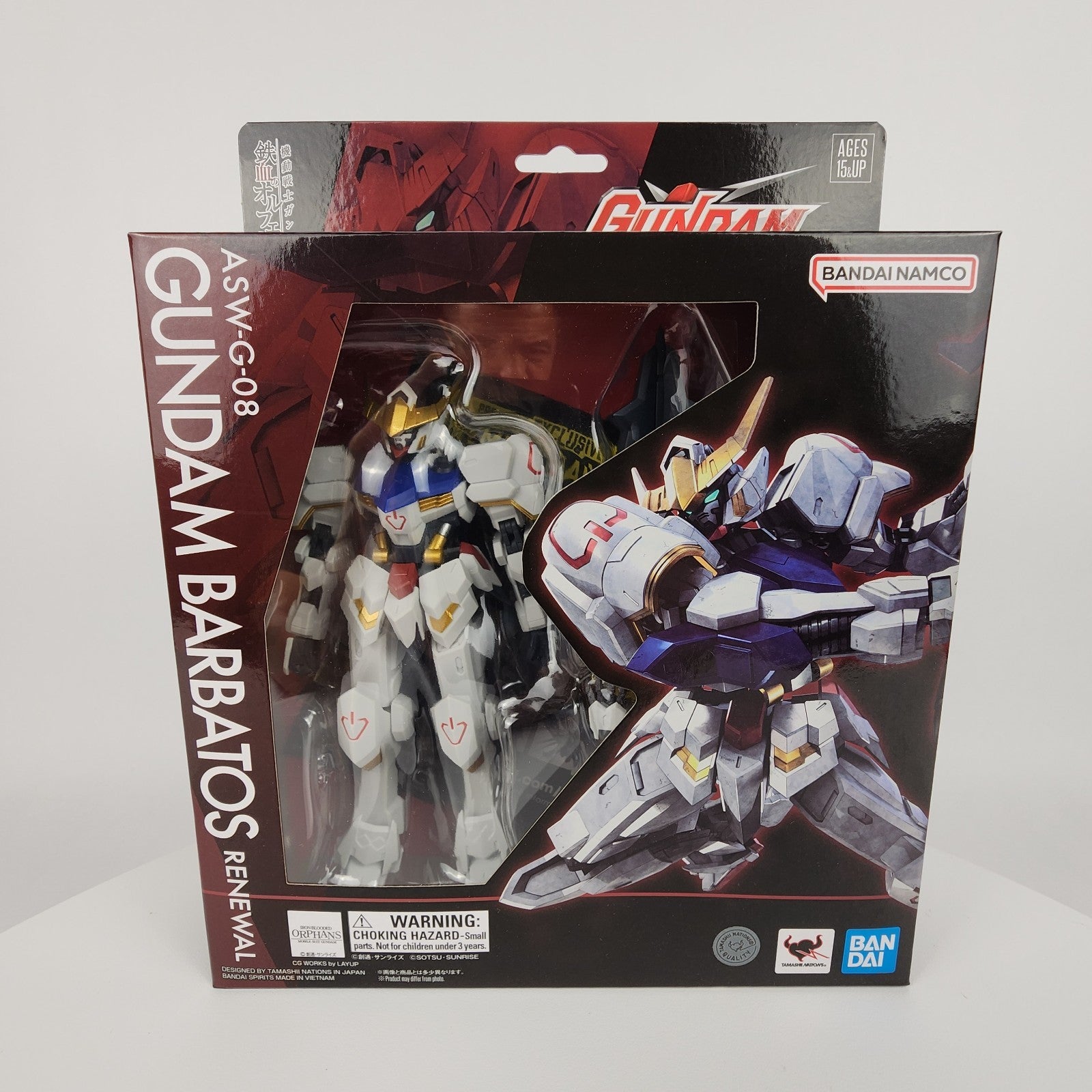 Gundam Universe ASW-G-08 Gundam Barbatos Renewal Figure Tamashii New