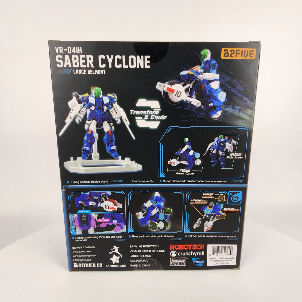 B2Five Robotech VR-041H Saber Cyclone Lance Belmont 1/28 Scale Figure New Sealed