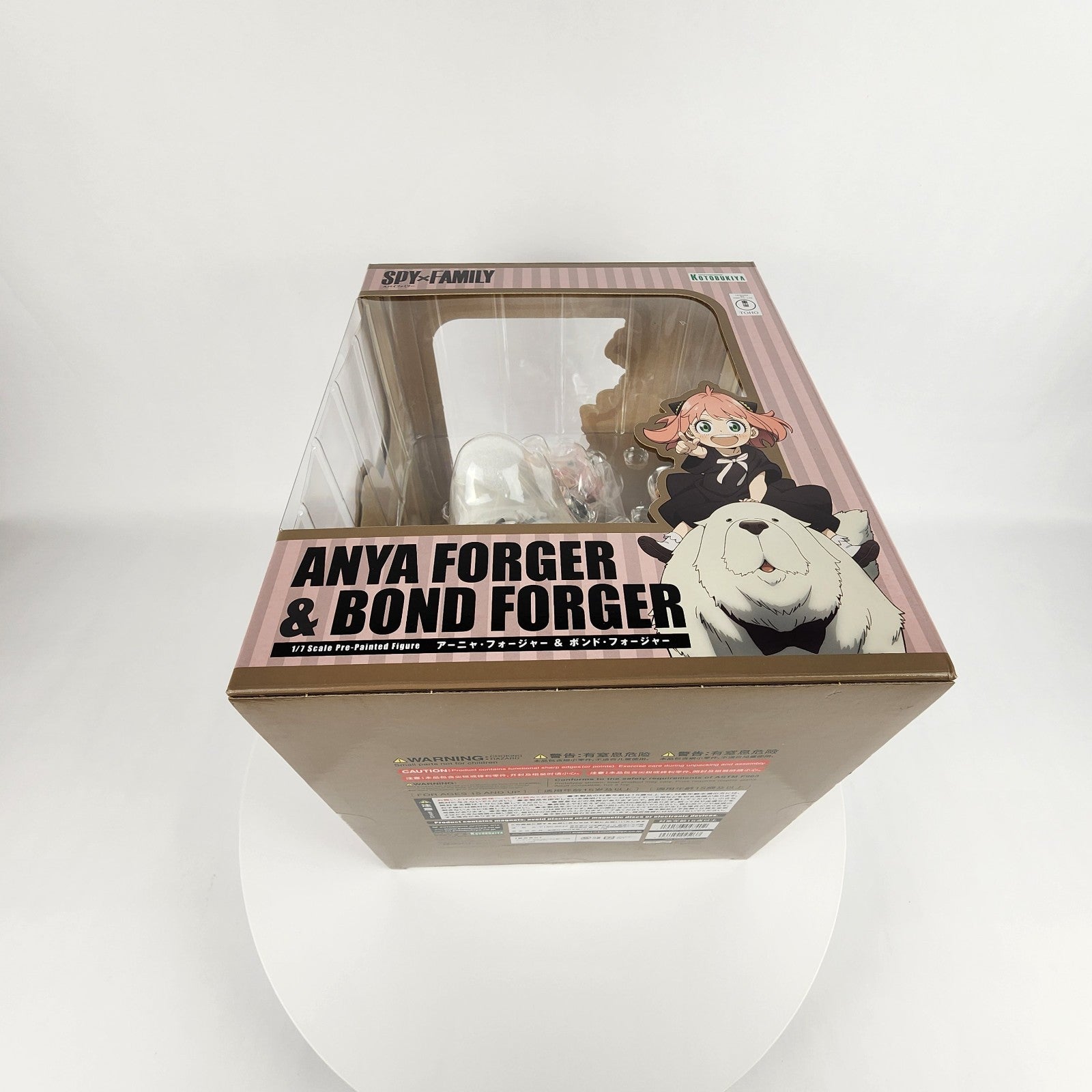 Kotobukiya SPY x FAMILY Anya & Bond Forger ARTFX J Statue Bonus Face Part NEW
