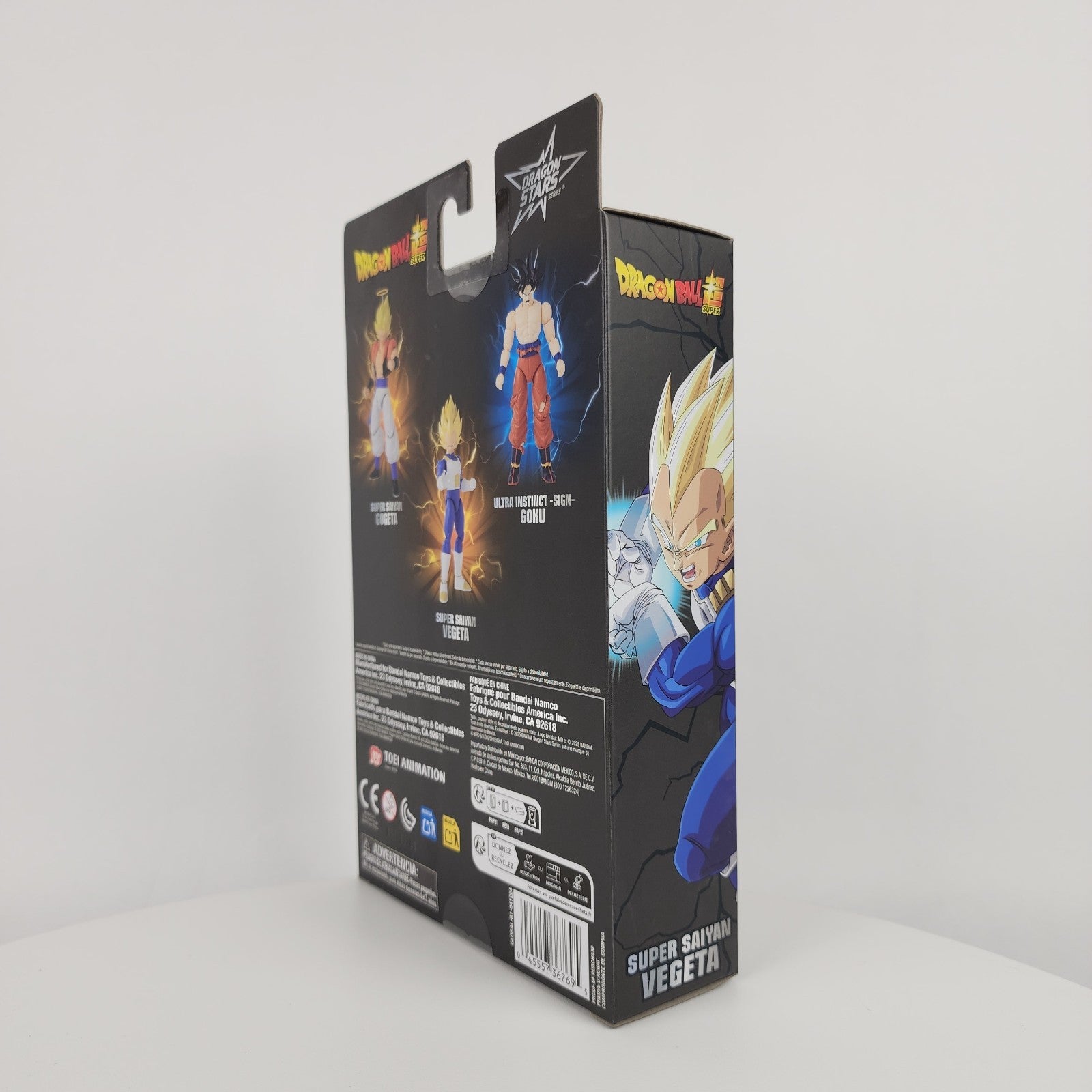 Dragon Ball Super Super Saiyan Vegeta V2 Dragon Stars Figure Bandai New