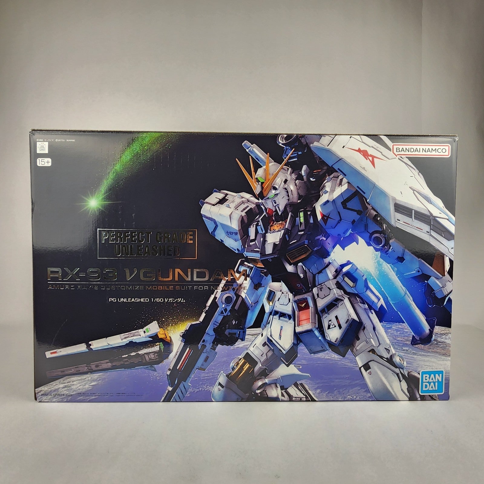 Bandai PG Unleashed RX-93 Nu Gundam 1/60 Mobile Suit Char's Counterattack New