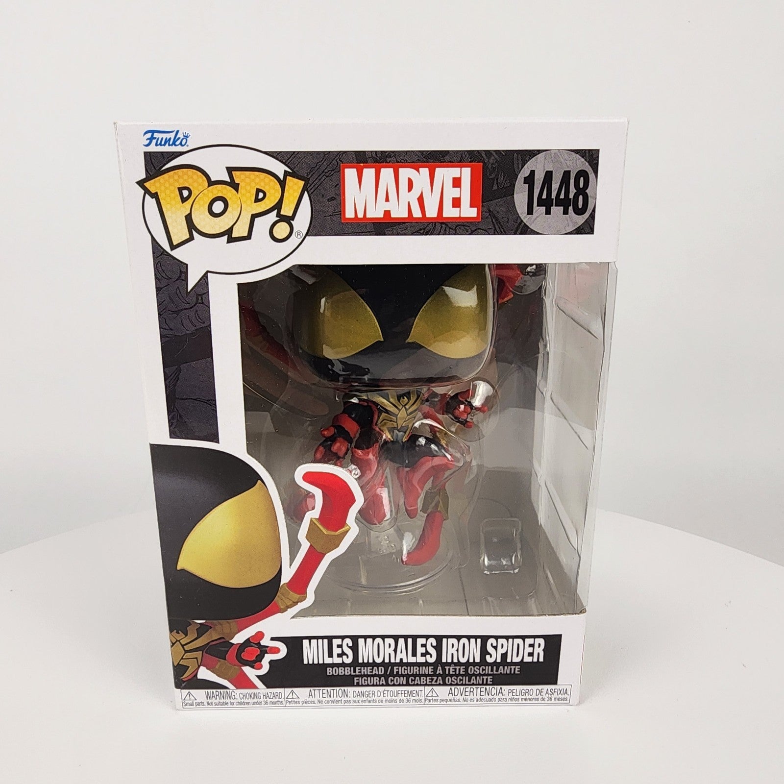 Funko Pop Marvel Spider-Man Miles Morales Iron Spider #1448 Vinyl Figure