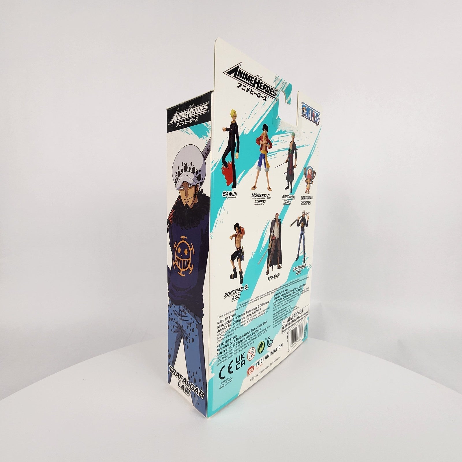 One Piece Trafalgar Law Anime Heroes Action Figure Bandai 6.5” New