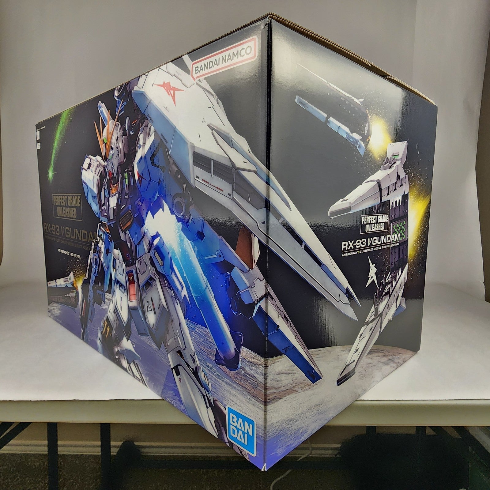 Bandai PG Unleashed RX-93 Nu Gundam 1/60 Mobile Suit Char's Counterattack New